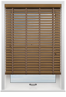 Ecowood Deluxe, Fruitwood Fine Grain - Motorised Venetian Blind